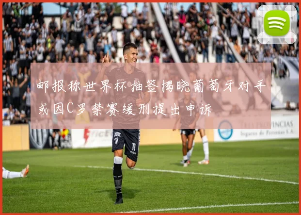 邮报称世界杯抽签揭晓葡萄牙对手或因C罗禁赛缓刑提出申诉